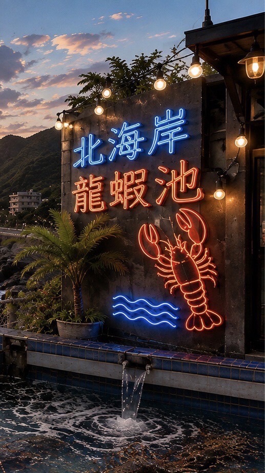 北海岸龍蝦池