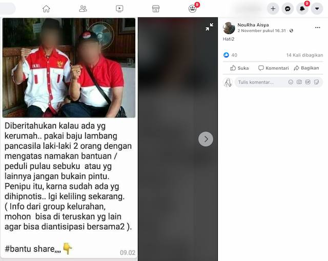 Cek Fakta Beredar Foto Dua Pelaku Penipuan Dengan Hipnotis Ini Faktanya Medcom Id Line Today