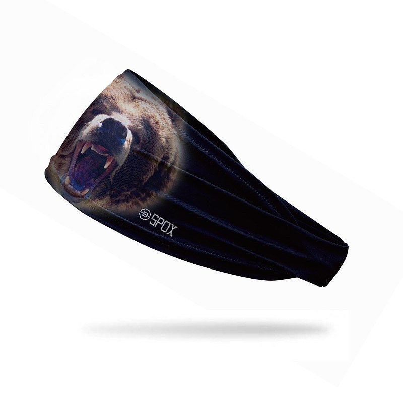 【咆嘯 | 熊】- SPOX 涼感運動潮流頭巾 速乾排汗 休閒穿搭 禮物