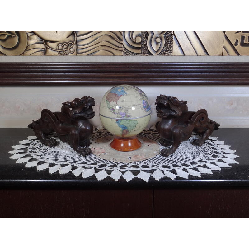 太陽能旋轉地球儀 太陽能地球儀 旋轉地球儀 地球儀 【保固ㄧ年】