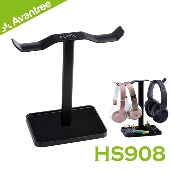 ●耳罩專用耳機架 ●弧度掛桿 金屬支撐 ●防滑底墊設計 ●適用市面上大部分耳機