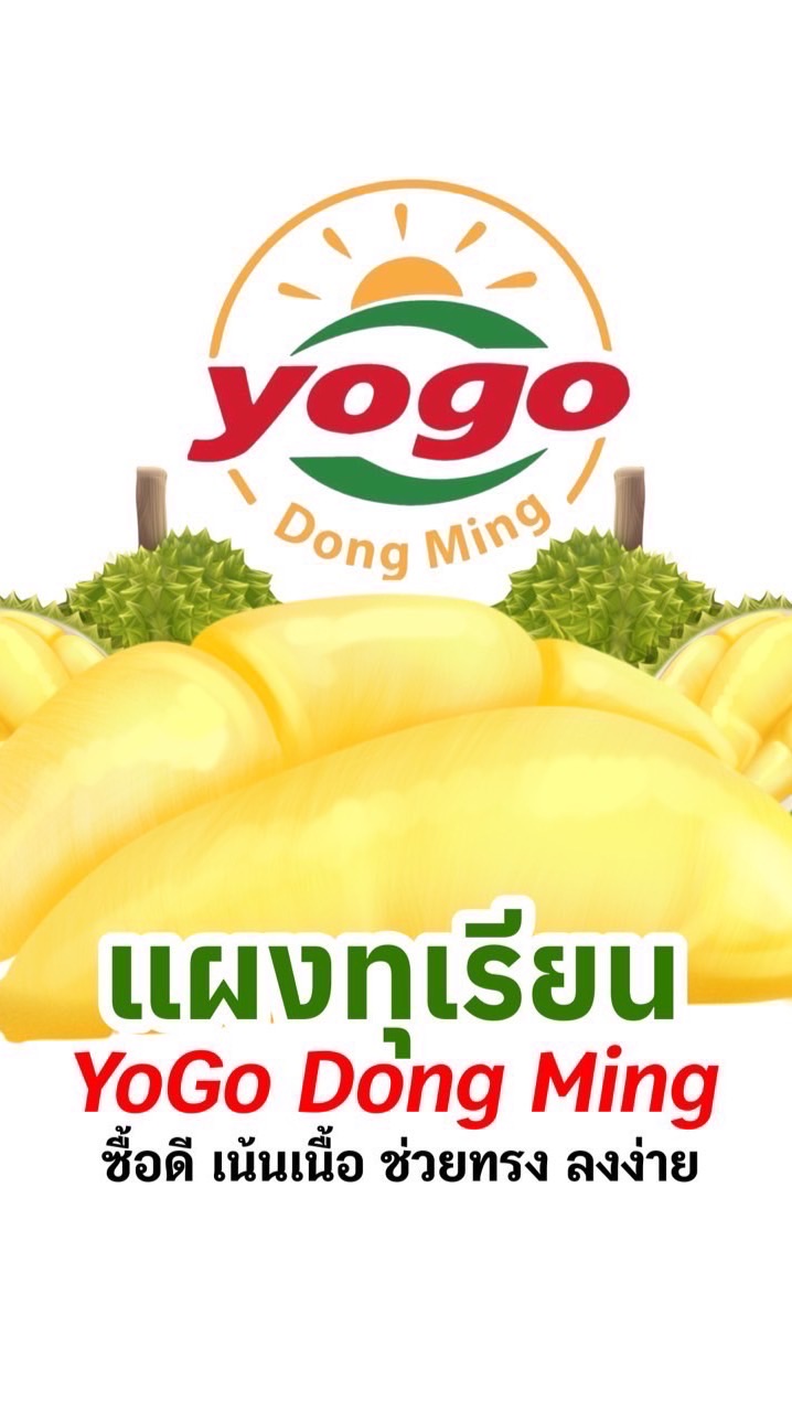 แผงทุเรียนYoGo DongMing🙏ยินดีต้อนรับลูกค้าและชาวสวน