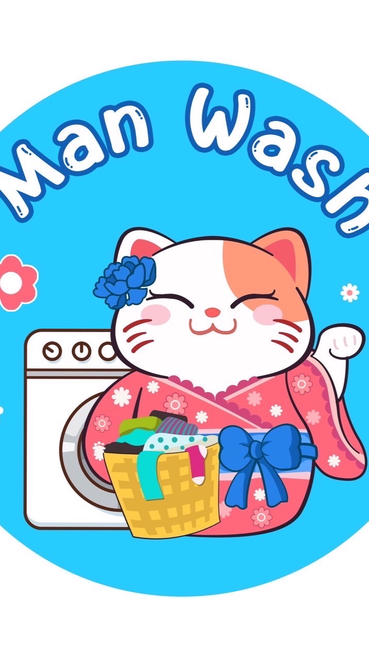 man wash