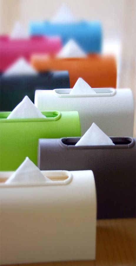 面紙盒也苗條～