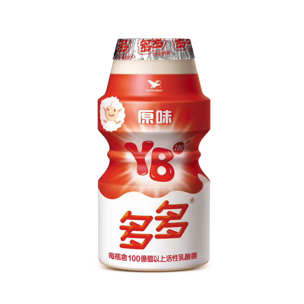 酸甜口感深受大人小孩的喜愛. 使用Lactobacillus paracasei YB100 活性乳酸菌可幫助消化,使排便順暢.
