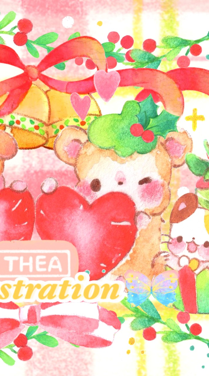♡和THEA交換卡片♡