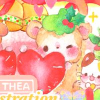 ♡和THEA交換卡片♡