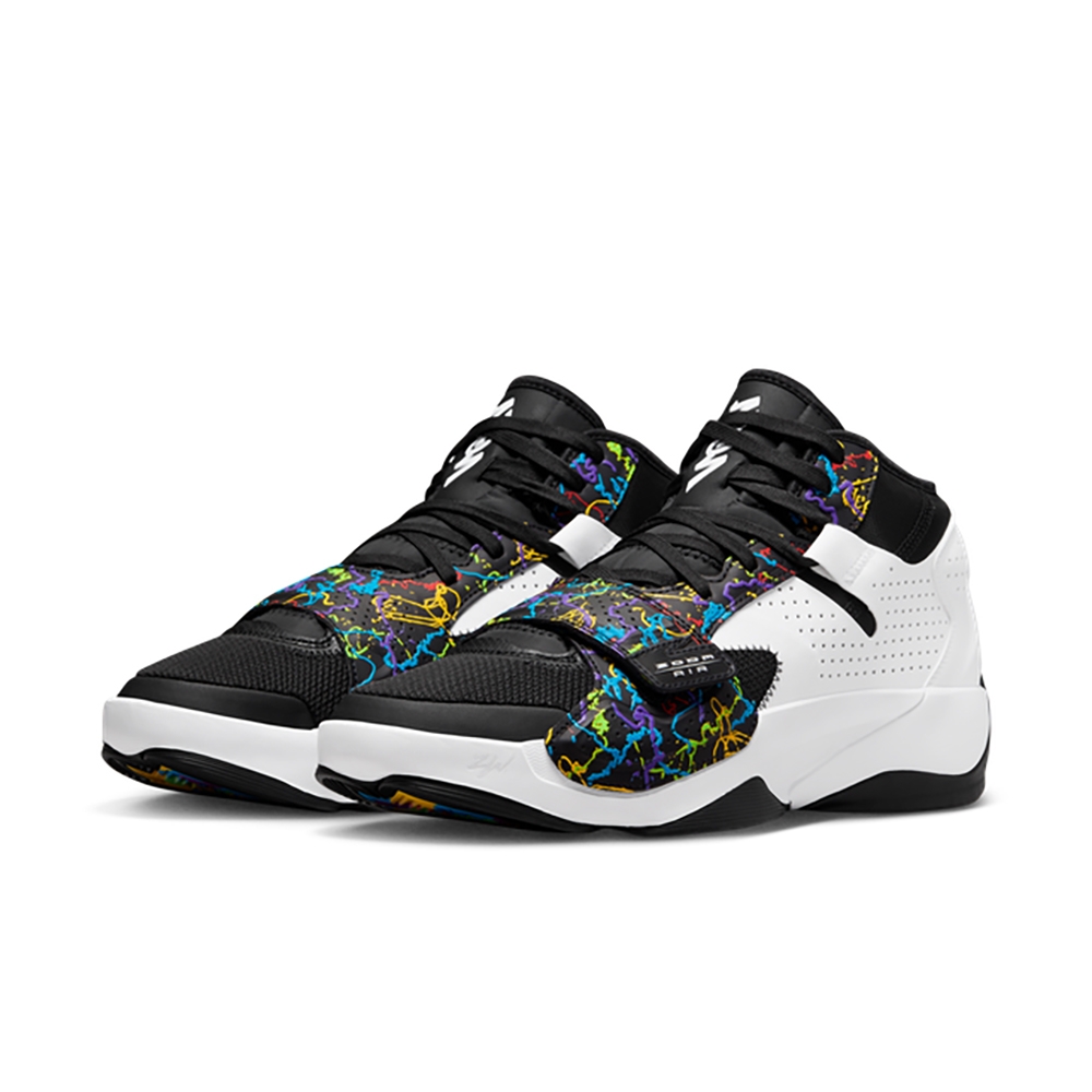 NIKE JORDAN ZION 2 PF 男 籃球鞋 白黑色