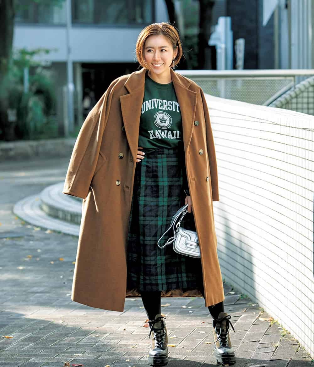 MSGMドレープ ケープコート ロングコート（大人のスラッと見えがかなう 