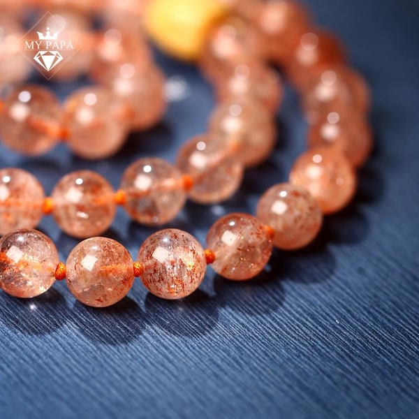 水晶彩寶精品高透金草莓晶多圈手鍊手串女節日禮物