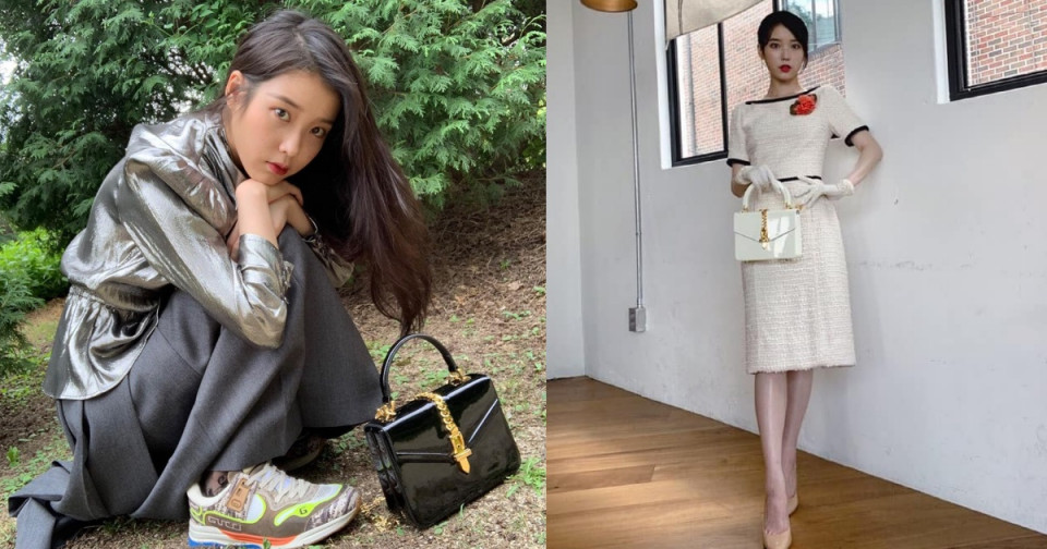 Gucci 經典雙G圖騰馬銜鍊肩背包，NT.75,900