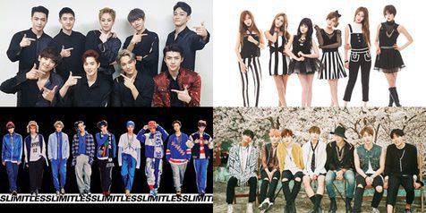 EXO, NCT dan T-Ara Jadi Pemenang Besar di V Chart Awards 2017