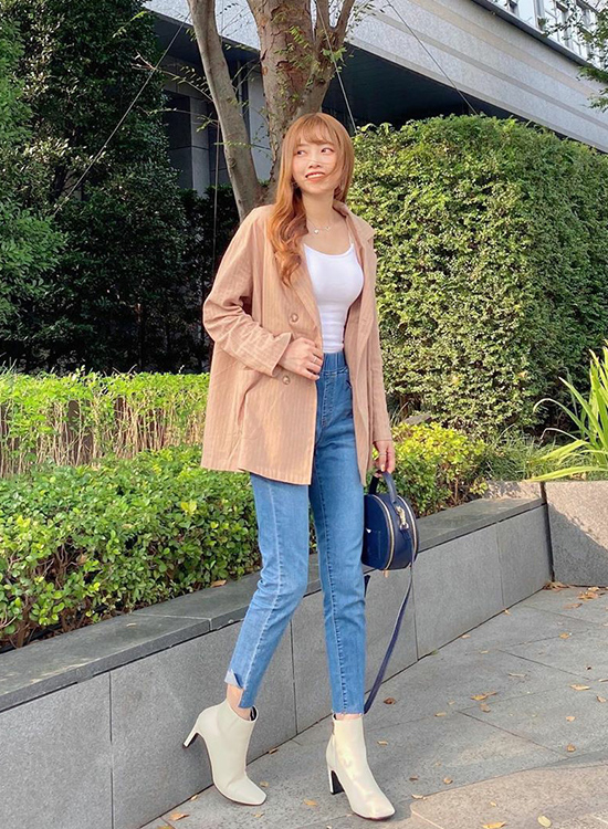 秋靴 秋靴穿搭 靴子 寬口靴 D+AF