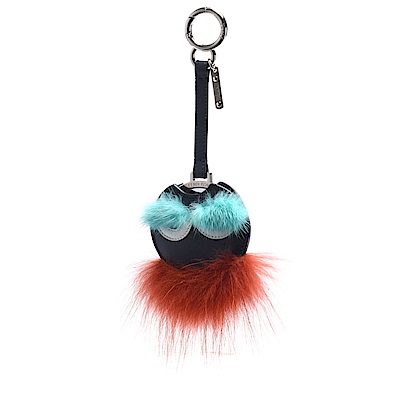 ★皮草造型設計★繫掛至包身，襯托出時尚感★造型化妝鏡，方便隨身攜帶★多用途吊飾/鑰匙圈，品味加分