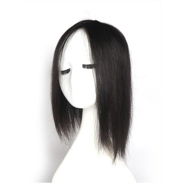 假髮片(真髮)-大面積遮蓋白髮35cm長直髮女假髮73vm56【時尚巴黎】