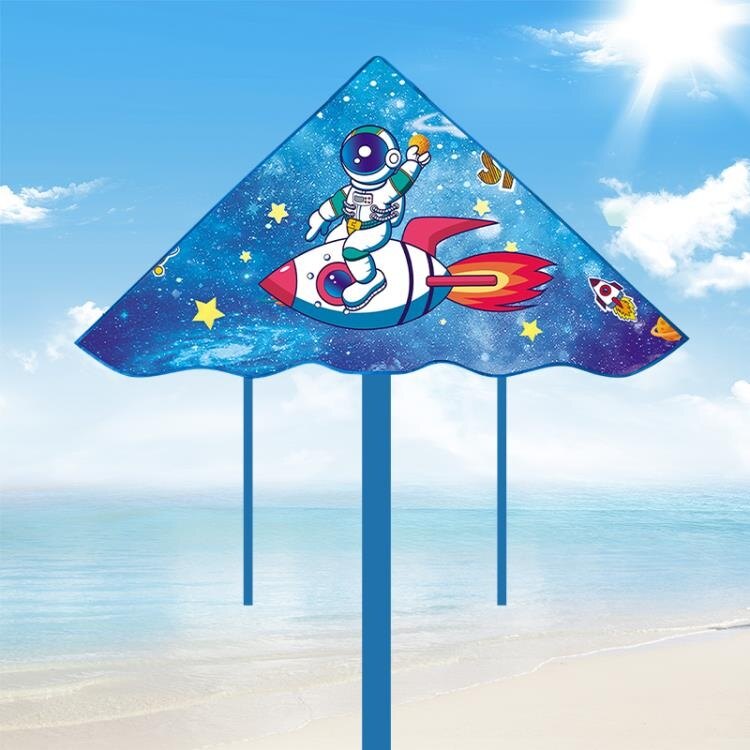 太空火箭風箏濰坊2021年新款網紅大人大型兒童手持微風易飛專用 【免運快出+可開三聯式發票統編+免費保固】