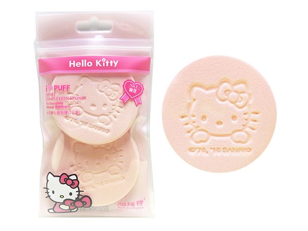 帕瑞詩~Hello Kitty化妝粉撲(2入)【D904771】三麗鷗授權，還有更多的日韓美妝、海外保養品、零食都在小三美日，現在購買立即出貨給您。