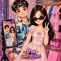 ตู้เสื้อผ้าแม่ค้าตัวน้อย📦🎀