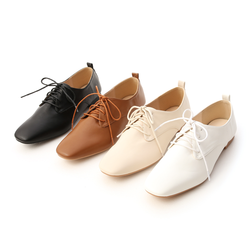 D+AF復古方頭綁帶牛津鞋 牛津鞋