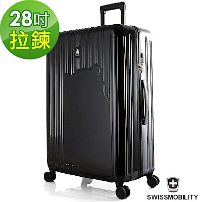 SWISSMOBILITY 瑞動 熊本熊28吋PC耐撞TSA海關鎖行李箱/旅行箱(黑色)