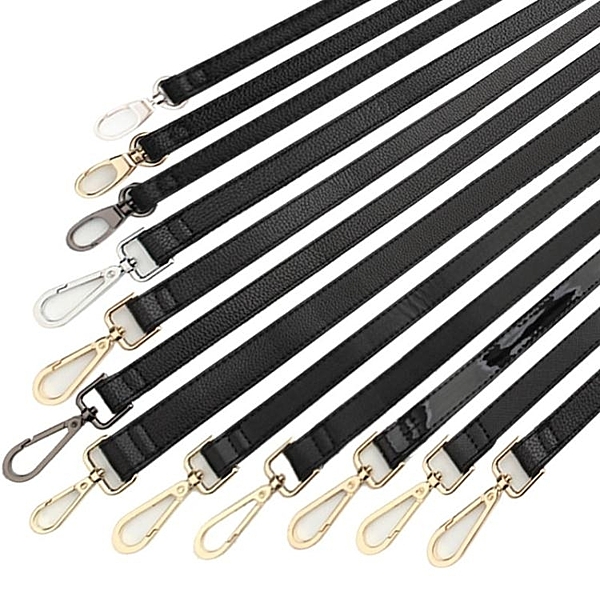 黑色包帶單肩包肩帶斜挎女士包包帶子配件皮包背包帶寬包帶