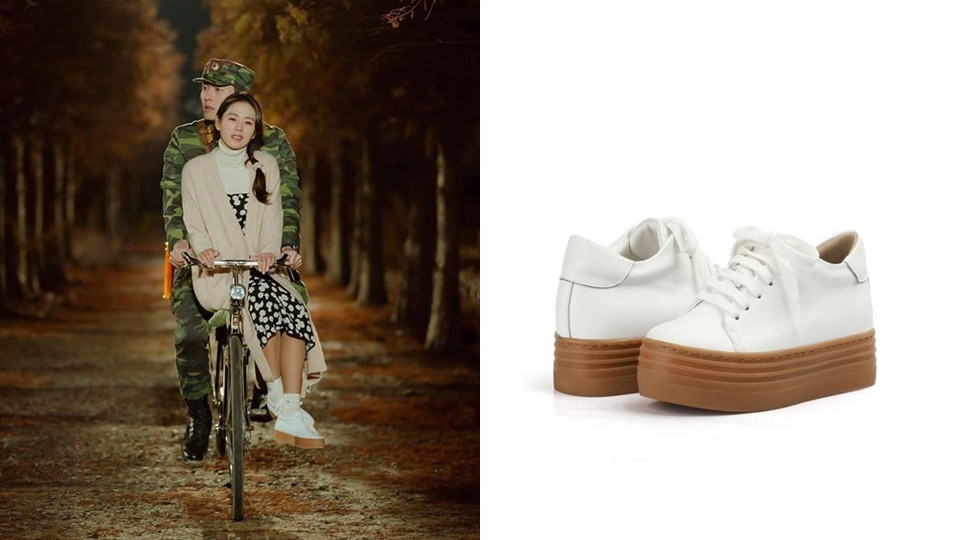 《愛的迫降》孫藝珍同款鞋1：RACHEL COX Sneakers_Leah ₩168,000，約NT.4340