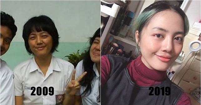 15 Foto Ten Year Challenge, bukti transformasi itu nyata