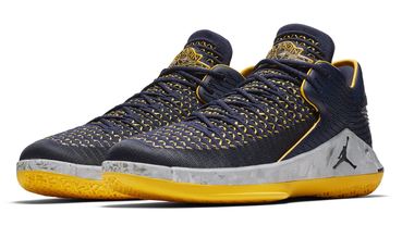 NCAA 版本登場 / 一覽 Air Jordan XXXII Low 密西根大學樣式