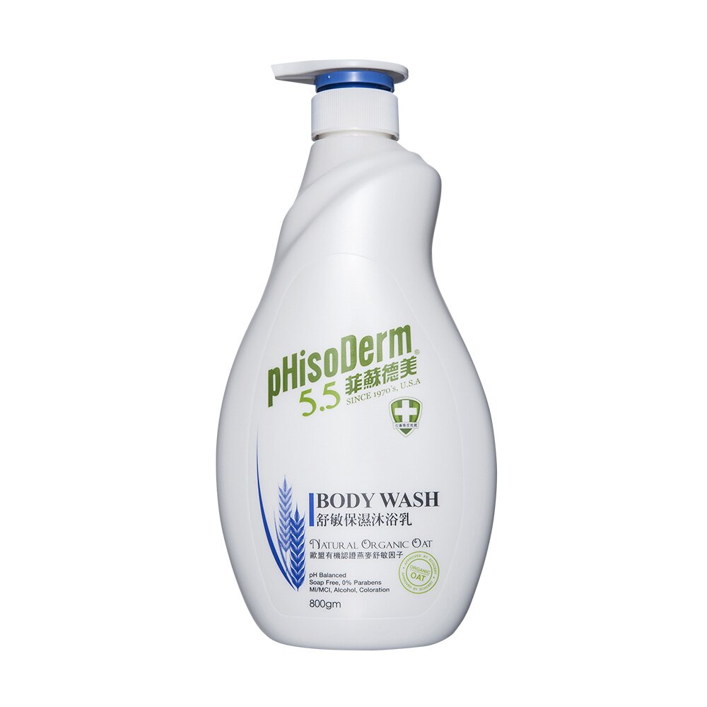菲蘇德美 舒敏保濕沐浴乳(有機系列) 800g│9481食品館