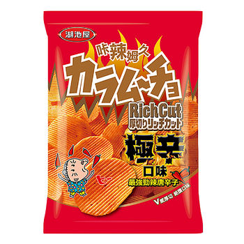 卡辣姆久厚切洋芋片-極辛口味70g