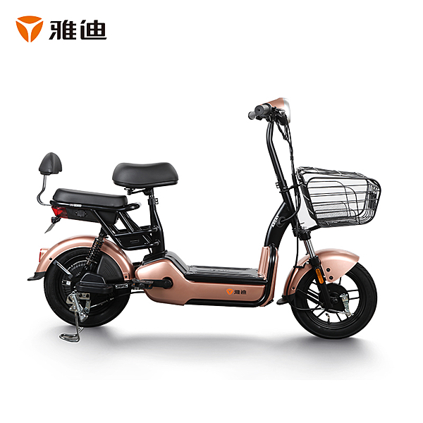 雅迪電動車新款 小王子3C版 48V電瓶車電動摩托車自行車踏板