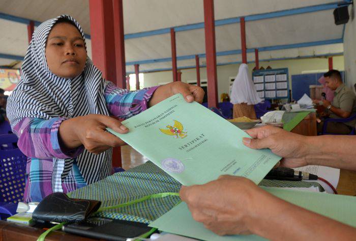 Program Bagi Bagi Sertifikat Tanah Capai 86 2 Medcom Id Line Today