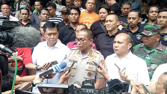 Kabid Humas Polda Metro Jaya Kombes Pol Yusri Yunus. (Foto: iNews.id/Irfan Ma'ruf)