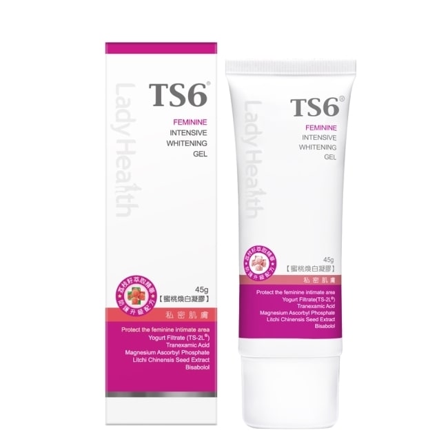 詳細介紹 主要成份TS-2L®益菌精華、3%傳明酸、荔枝籽萃取、維他命C衍生物、甜沒藥 適用對象一般女性皆適用 使用方法早晚潔淨後取適量塗抹於私密肌膚黯沉缺水部位可增量使用。 用途女性私密肌膚美白與保