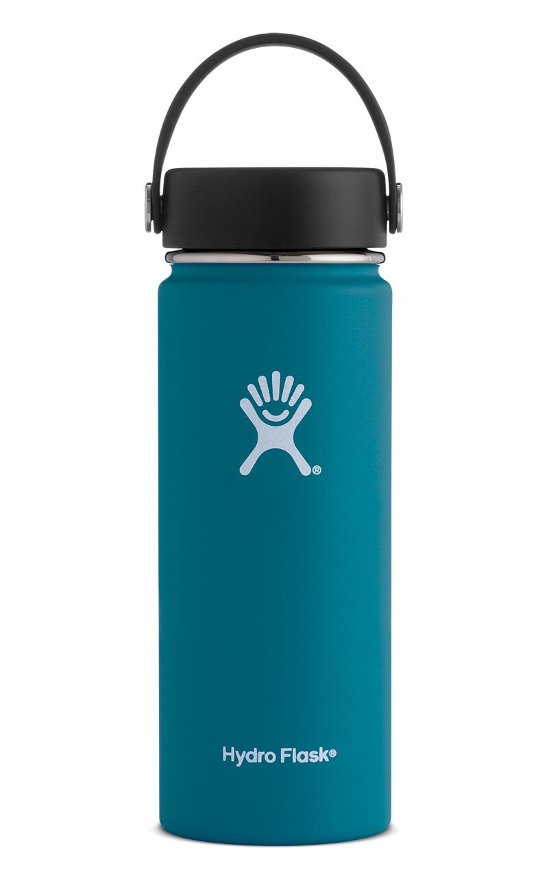 【【蘋果戶外】】Hydro Flask【寬口/532ml】玉石綠18oz 532ml 美國不鏽鋼保溫保冰瓶 保冷保溫瓶 不含雙酚A