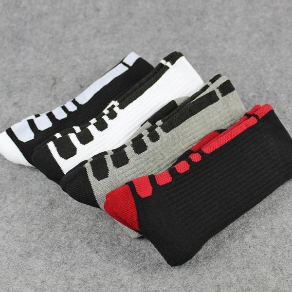 全館85折天天特價】3雙籃球襪精英襪子男襪加厚毛巾底純棉中長筒運動襪