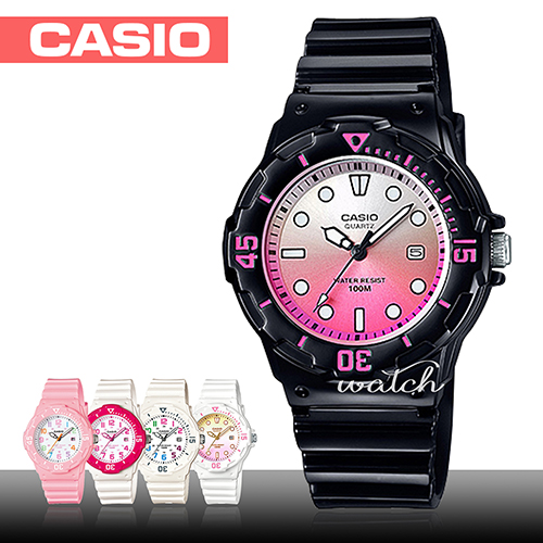 ★CASIO日本原廠機芯★橡膠錶帶防水100米可旋轉錶圈