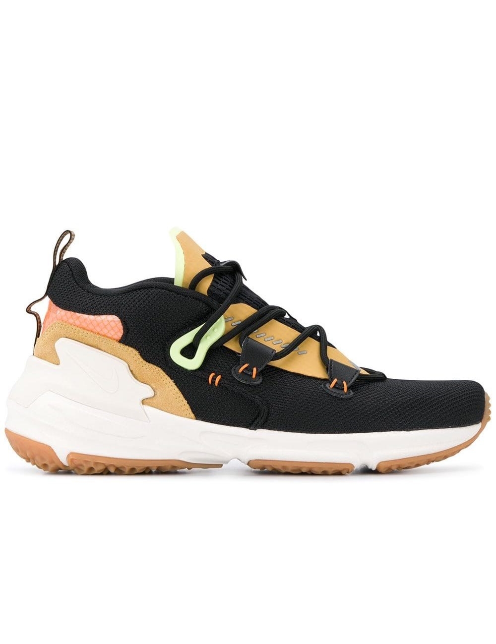 Nike Zoom Moc Sneakers Black/Phantom-Club Gold Sneakers Logo Rubber sole Leather, Textile