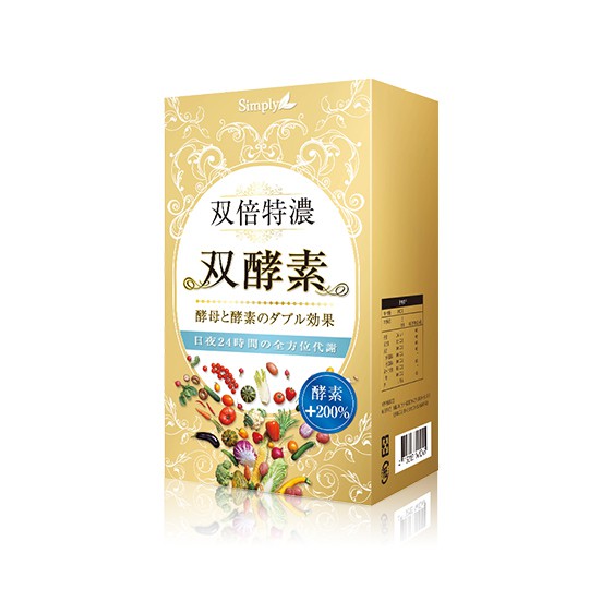 『商品規格』★營養標示：每一份量0.9公克。熱量2.6大卡 蛋白質0.2公克 碳水化合物0.5公克 鈉1毫克★商品成分：啤酒酵母、脂肪分解酵素、綠茶萃取含兒茶素、澱粉分解酵素、碳酸鈣、麥芽糊精、綜合必