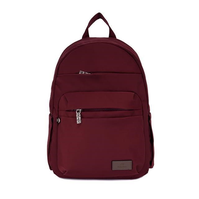 J II 後背包-極光防潑水後背包-酒紅色-6399-7
