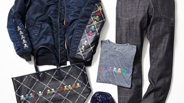 彩色骷顱 / mastermind JAPAN x uniform experiment 2013 秋冬 “Navy” 聯名系列產品