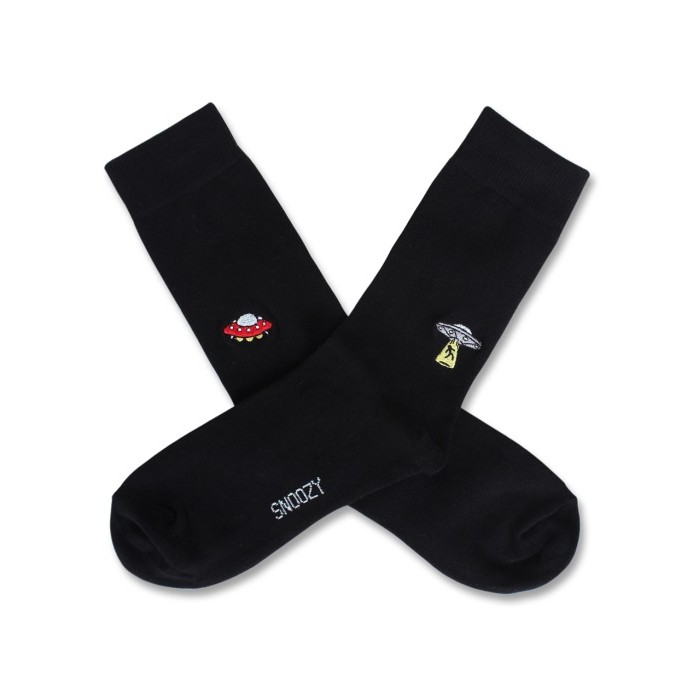 現貨 韓國 SNOOZY 電繡童趣logo襪-幽浮X外星人