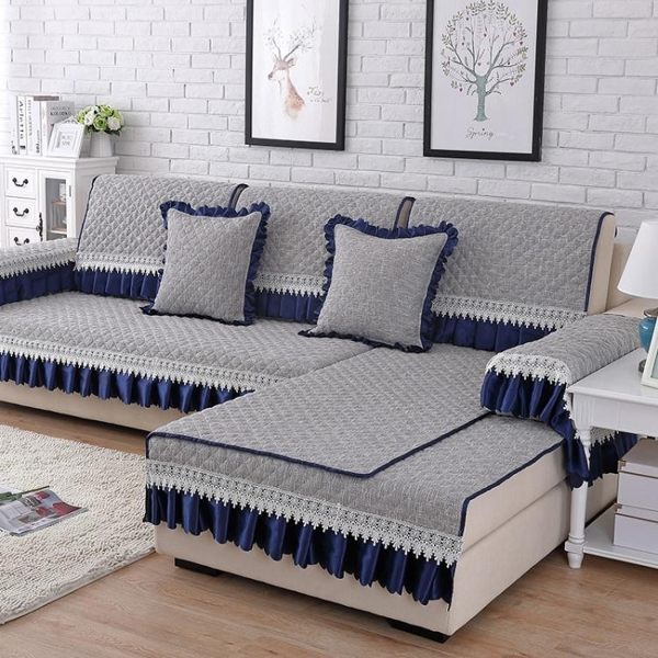 沙發罩 沙發墊四季通用歐式防滑坐墊亞麻現代簡約棉麻全包萬能沙發套罩巾 免運直出