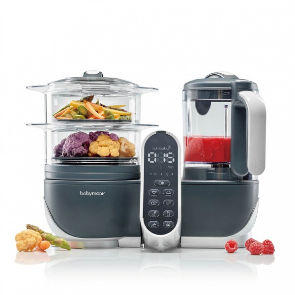 ◆食物調理機具備打泥/蒸煮/解凍/消毒/溫奶 - 五合一功能◆可快速製作寶寶副食品及全家人的健康料理，省時方便、營養成分不流失。◆此商品已通過-無BPA(雙酚A)安全檢驗測試。◆雙層蒸籃設計，可依需求
