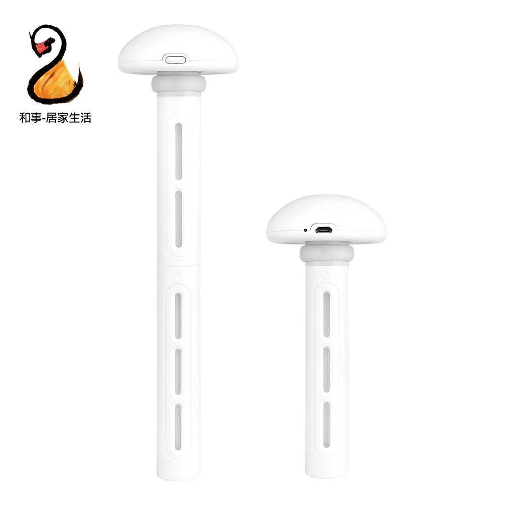 如需再次噴霧，需手動重新啟動 【變短步驟】 1.撥開加濕器頭部與連接管的部分，取出長棉芯，再拔開連接管銜接的地方(兩點處) 2.把準備好的短芯放進連接管下半部分，然後安裝加濕器頭部完成 ⚠️【注意事項