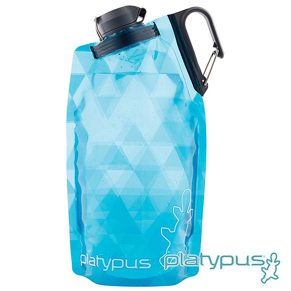 DuoLock™SoftBottle™水瓶具有雙鎖蓋n容易填充攜帶使其成為旅行運動登山等活動的必需物