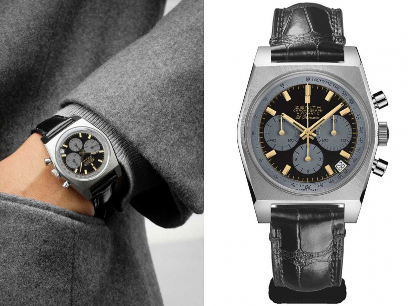 ZENITH「A384 Revival魯邦三世」特別版聯名腕錶╱900,000日元（圖╱ZENITH提供）