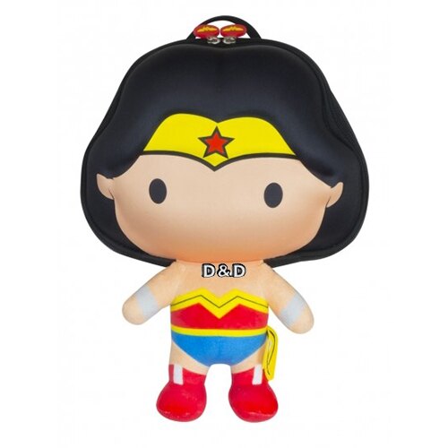 Q版神力女超人立體兒童後背包/戶外背包 【東喬精品百貨】