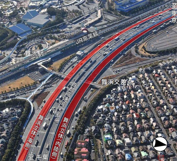 国道357号の舞浜立体6 28開通 ディズニー周辺の混雑緩和へ