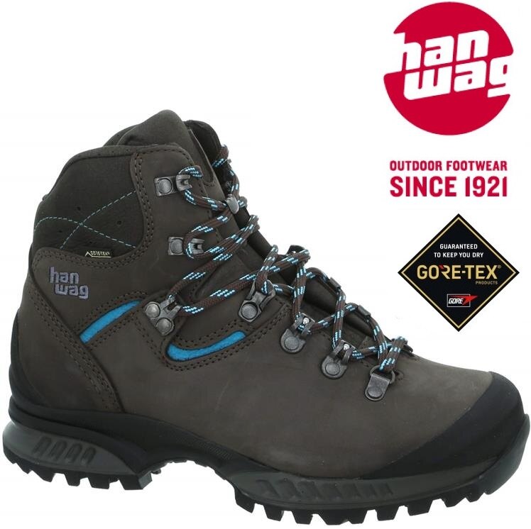 Hanwag 登山鞋/皮靴/高筒健行鞋/黃金大底 Tatra II Lady GTX 女款 200101 566490灰藍